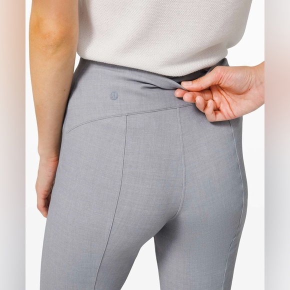 Lululemon Here to There High-Rise 7/8 Pant‎ in Crosshatch Magnet Grey Multi - 8 - Picture 2 of 15